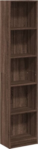 VidaXL Knihovna 40x24x176 cm kompozitní dřevo [857797] Barva: Betonová šedá