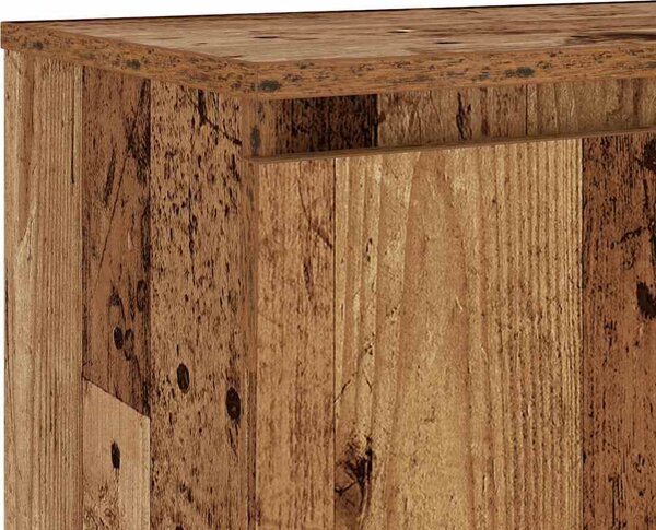 VidaXL TV skříňka s LED osvětlením 120x30x36 cm [856347] Barva: kouřový dub