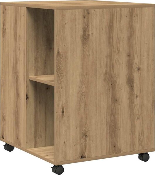 VidaXL Odkládací stolek na kolečkách 55x60x78 cm kompozit [853156] Barva: Betonová šedá