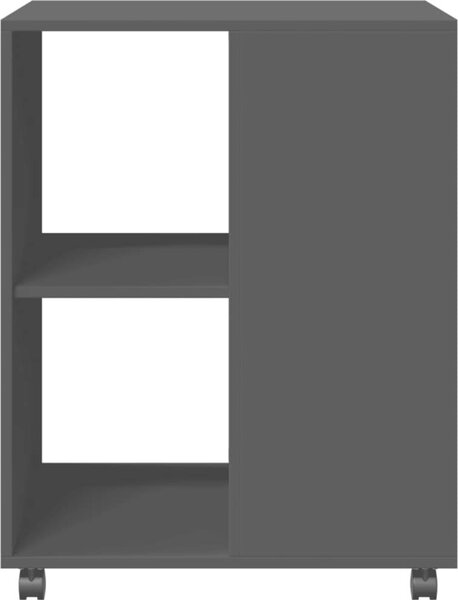 VidaXL Odkládací stolek na kolečkách 55x60x78 cm kompozit [853156] Barva: Betonová šedá