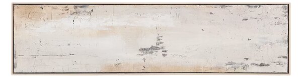 Kave Home Šedý abstraktní obraz Selnar 32 x 122 cm