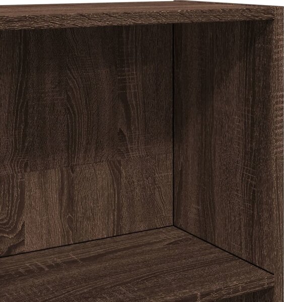 VidaXL Knihovna 40x24x176 cm kompozitní dřevo [857797] Barva: Betonová šedá