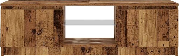 VidaXL TV skříňka s LED osvětlením 120x30x36 cm [856347] Barva: kouřový dub