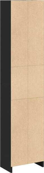 VidaXL Knihovna 40x24x176 cm kompozitní dřevo [857797] Barva: Betonová šedá