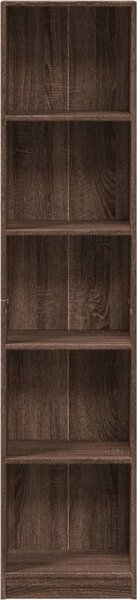 VidaXL Knihovna 40x24x176 cm kompozitní dřevo [857797] Barva: Betonová šedá
