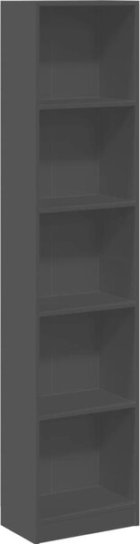 VidaXL Knihovna 40x24x176 cm kompozitní dřevo [857797] Barva: Betonová šedá