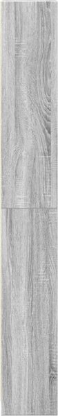VidaXL Knihovna 40x24x176 cm kompozitní dřevo [857797] Barva: Betonová šedá