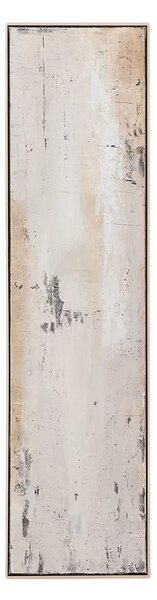 Kave Home Šedý abstraktní obraz Selnar 32 x 122 cm