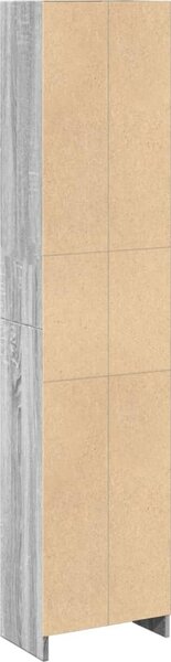 VidaXL Knihovna 40x24x176 cm kompozitní dřevo [857797] Barva: Betonová šedá