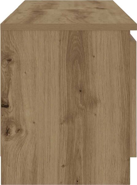 VidaXL TV skříňka s LED osvětlením 120x30x36 cm [856347] Barva: dub artisan