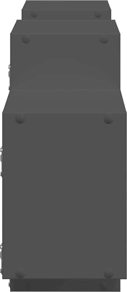 VidaXL Nástěnná police 129 x 18 x 42 cm, konstrukční dřevo [853218] Barva: dub