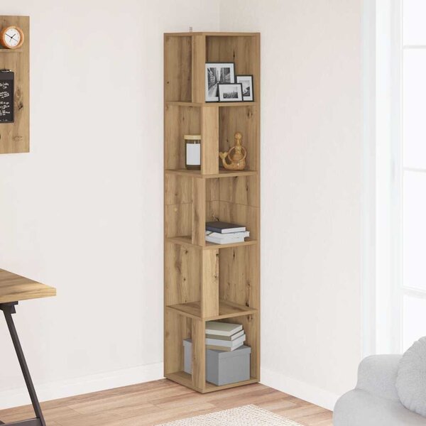 VidaXL Corner Cabinet 33 x 33 x 165 cm Engineered wood [856725] Barva: dub artisan