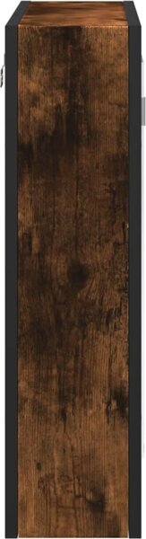 VidaXL Zrcadlová skříňka do koupelny, , 60 x 16 x 60 cm, imitace dřeva [842429] Barva: šedá sonoma