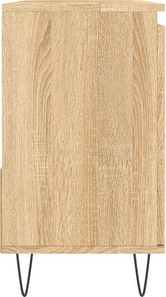 VidaXL Koupelnová skříňka pod umyvadlo 65x33x60cm kompozit [831607] Barva: dub sonoma