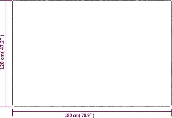 VidaXL Zátěžová deka 5 kg 100% Bavlna 205T [350824] Barva: Šedá, Velikost: 120 x 180 cm