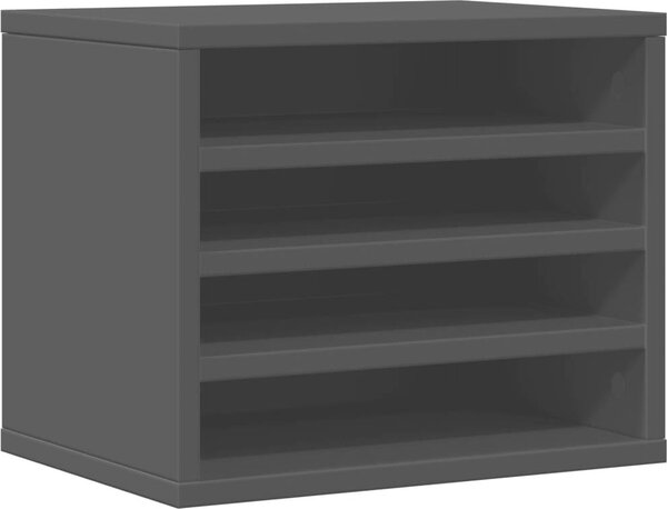 VidaXL Organizér na stůl 36 x 26 x 29,5 cm [848046] Barva: šedá sonoma