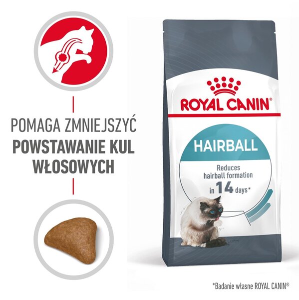 Royal Canin Hairball Care suché krmivo pro kočky 10 kg Dospělý jedinec Kukuřice, Drůbež, Rýže, Zeleninová