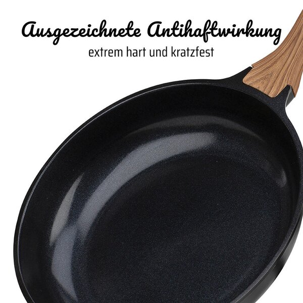 SADA PÁNVÍ povrch Vitaflon® Quarzit 3dílné 20+24+28 cm GSW - Online Only vaření, Online Only