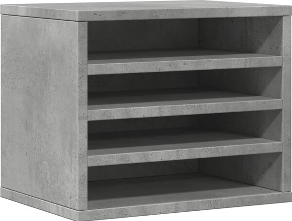 VidaXL Organizér na stůl 36 x 26 x 29,5 cm [848046] Barva: šedá sonoma