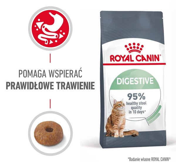 Royal Canin Digestive Care suché krmivo pro kočky 10 kg Dospělý jedinec Na ryby, Drůbež, Rýže, Zeleninová