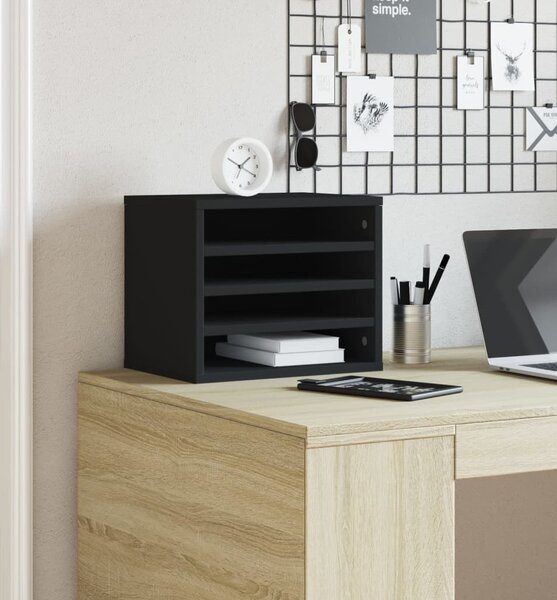 VidaXL Organizér na stůl 36 x 26 x 29,5 cm [848046] Barva: šedá sonoma