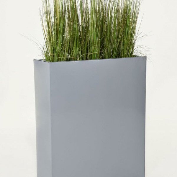 Vivanno květináč ELEMENTO 75, ocel, šířka 75 cm, šedý