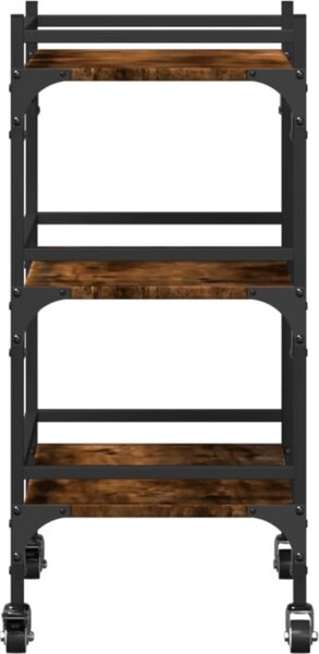 VidaXL Kuchyňský vozík 50 x 35 x 75.5 cm Kompozitní dřevo [842348] Barva: šedá sonoma