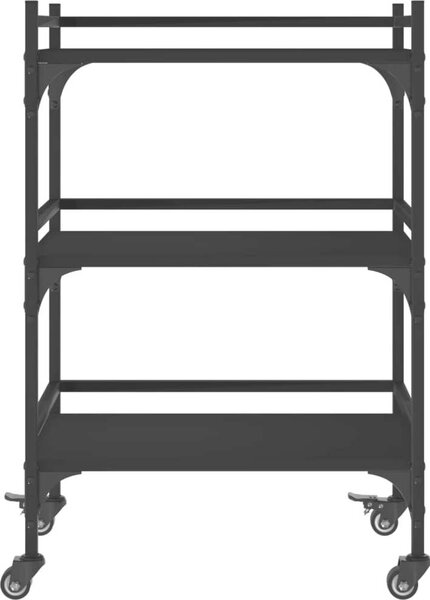 VidaXL Kuchyňský vozík 50 x 35 x 75.5 cm Kompozitní dřevo [842348] Barva: šedá sonoma