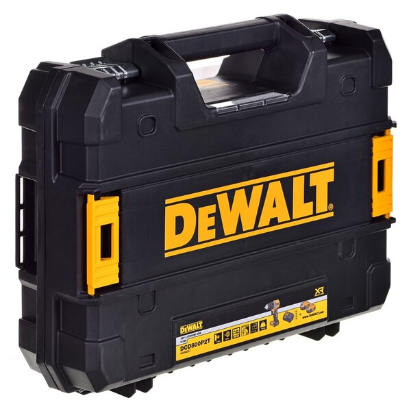 VRTÁK/ŘIDIČ DEWALT DCD800P2T-QW 18V 2X5,0AH BL TSTAK