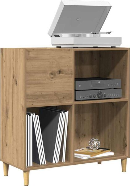 VidaXL Skříňka na LP desky 84,5 x 38 x 89 cm kompozitní dřevo [862870] Barva: Černý dub