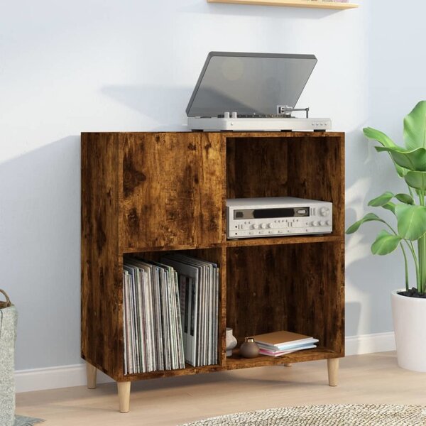 VidaXL Skříňka na LP desky 84,5 x 38 x 89 cm kompozitní dřevo [862870] Barva: Černý dub