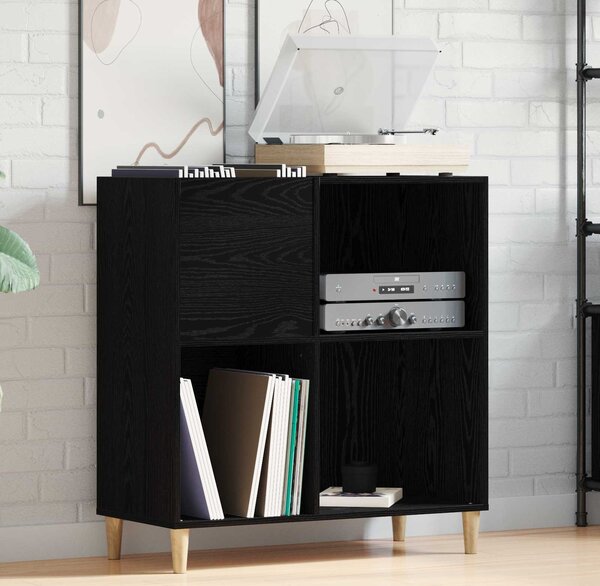 VidaXL Skříňka na LP desky 84,5 x 38 x 89 cm kompozitní dřevo [862870] Barva: Černý dub