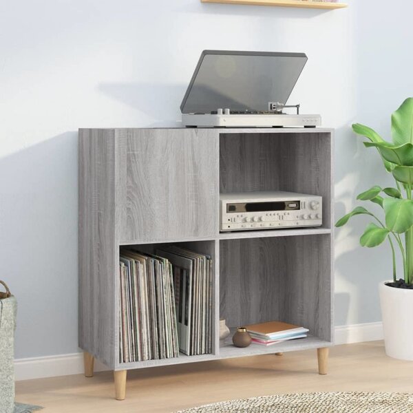VidaXL Skříňka na LP desky 84,5 x 38 x 89 cm kompozitní dřevo [862870] Barva: Černý dub