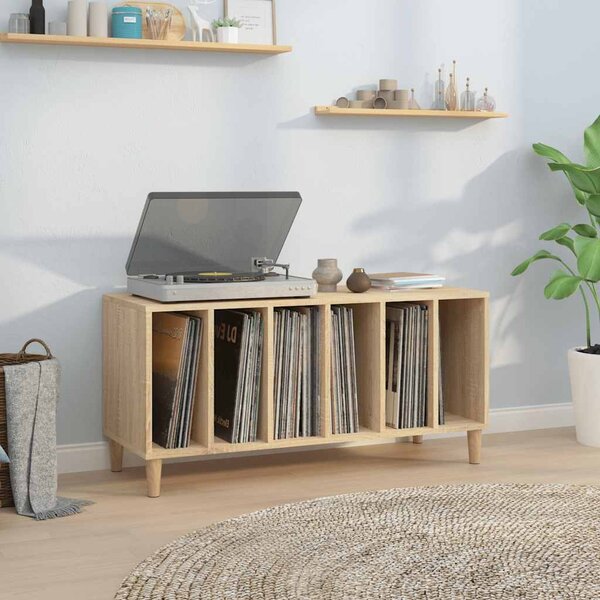 VidaXL Skříňka na LP desky 100 x 38 x 48 cm kompozitní dřevo [862868] Barva: Bílá