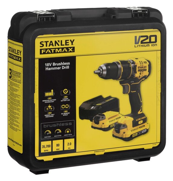 STANLEY SFMCD721D2K Akumulátorová vrtačka18V
