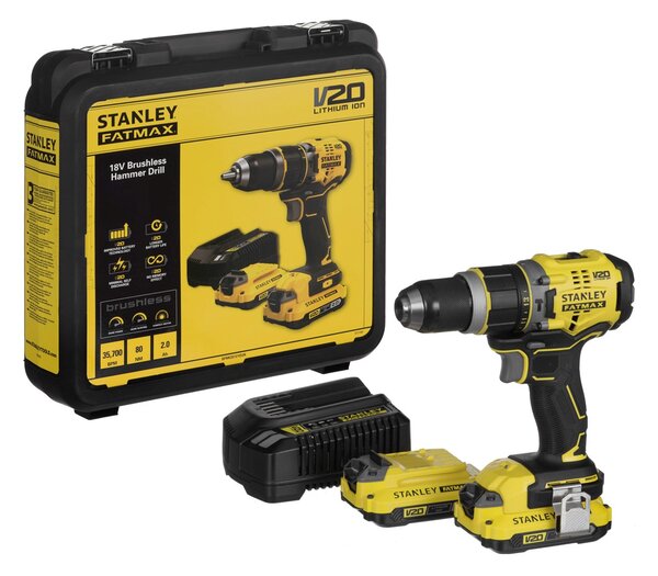 STANLEY SFMCD721D2K Akumulátorová vrtačka18V