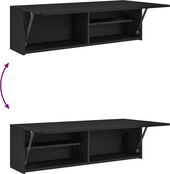 VidaXL Koupelnová nástěnná skříňka 100x25x30 cm kompozit [860094] Barva: Bílá