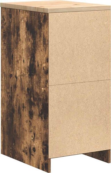 VidaXL Garážová skříň 40x51x85 cm Borovicový masiv [860539] Barva: Betonová šedá