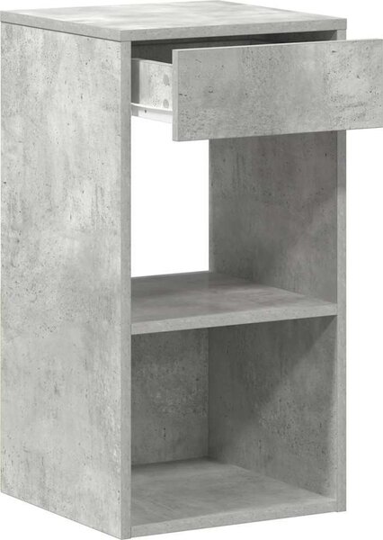VidaXL Noční stolky se zásuvkou 2 ks 20x36x60 cm [858720] Barva: Bílá