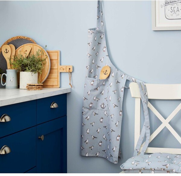 Zástěra z recyklované bavlny Costal Birds – Cooksmart ®
