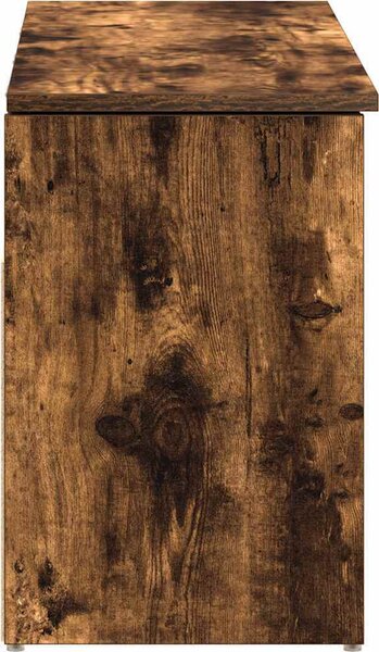 VidaXL Botník 102x30,5x45 cm kompozitní dřevo [859140] Barva: Černá
