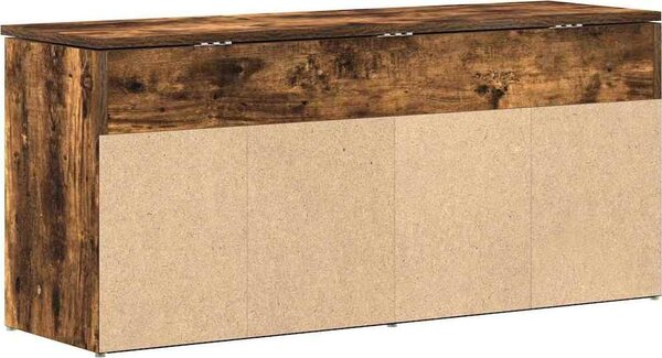 VidaXL Botník 102x30,5x45 cm kompozitní dřevo [859140] Barva: Černá