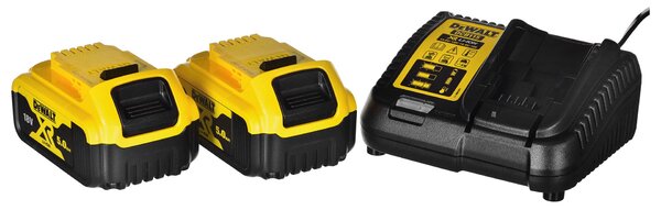 SADA NÁŘADÍ POWER TOOL COMBO DEWALT DCK266P2T (DCD796+DCF887) 2X5,0AH 18V