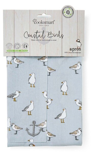 Zástěra z recyklované bavlny Costal Birds – Cooksmart ®