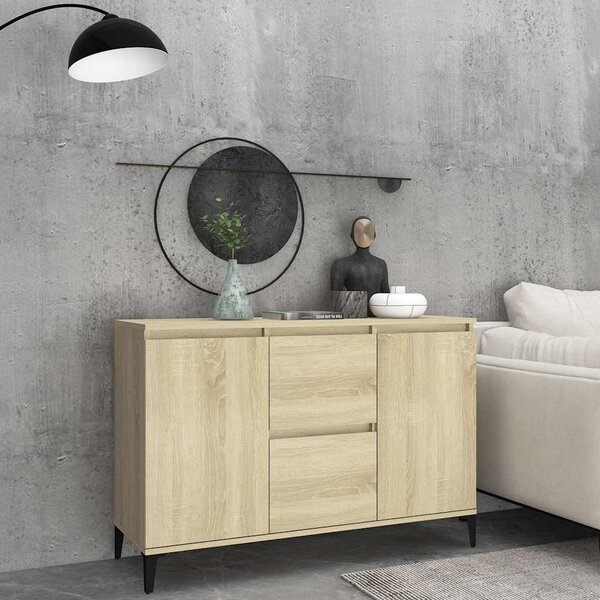 VidaXL Příborník 102 x 35 x 70 cm kompozitní dřevo [862597] Barva: Černý dub