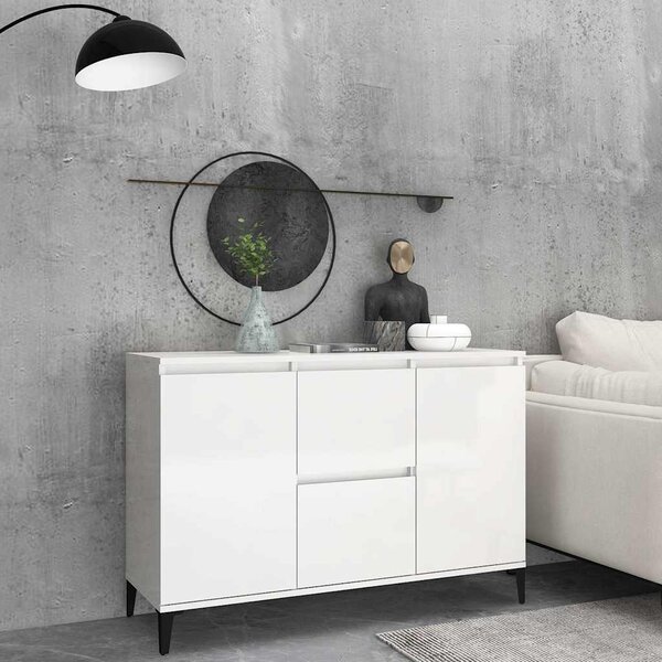 VidaXL Příborník 102 x 35 x 70 cm kompozitní dřevo [862597] Barva: Černý dub