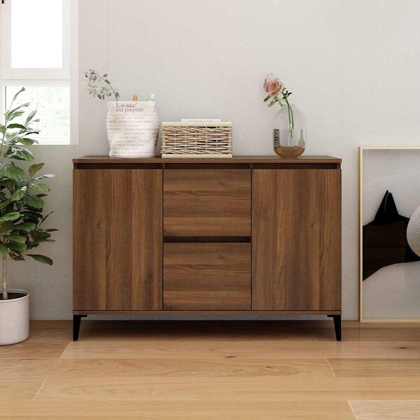 VidaXL Příborník 102 x 35 x 70 cm kompozitní dřevo [862597] Barva: Černý dub