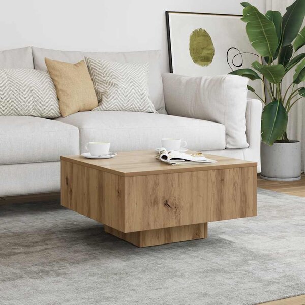 VidaXL Konferenční stolek 60 x 60 x 31,5 cm kompozitní dřevo [862626] Barva: Staré dřevo