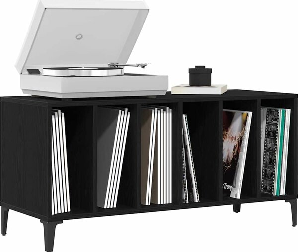 VidaXL Skříňka na LP desky 100x38x48 cm kompozitní dřevo [862869] Barva: Černý dub