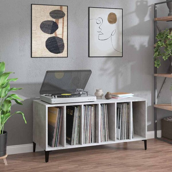 VidaXL Skříňka na LP desky 100x38x48 cm kompozitní dřevo [862869] Barva: Černý dub